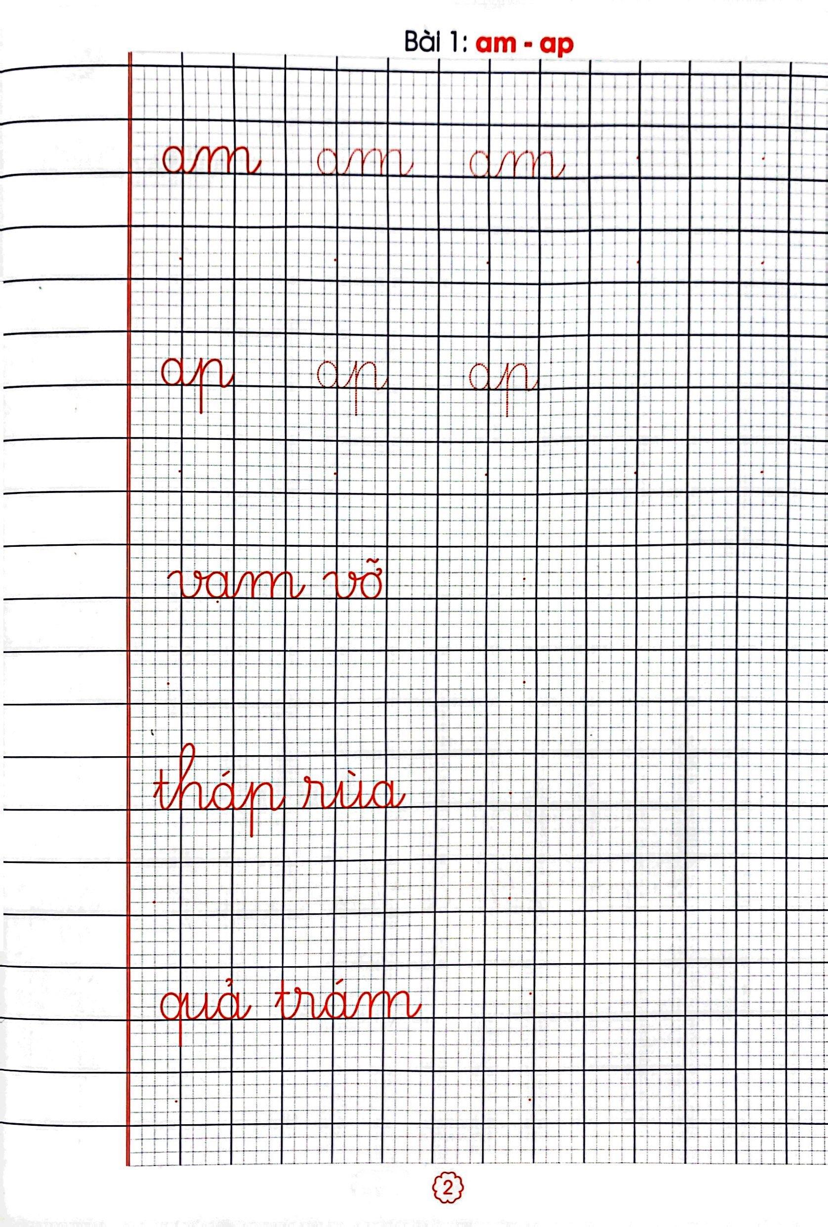 Vở Luyện Viết Lớp 1 - Quyển 2 (Cánh Diều)