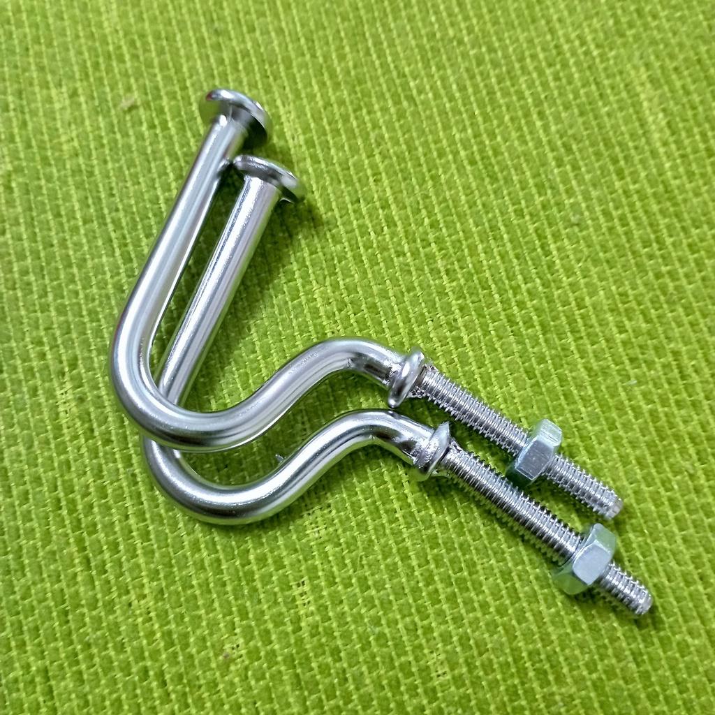 Móc treo đồ inox gắn các loại xe máy