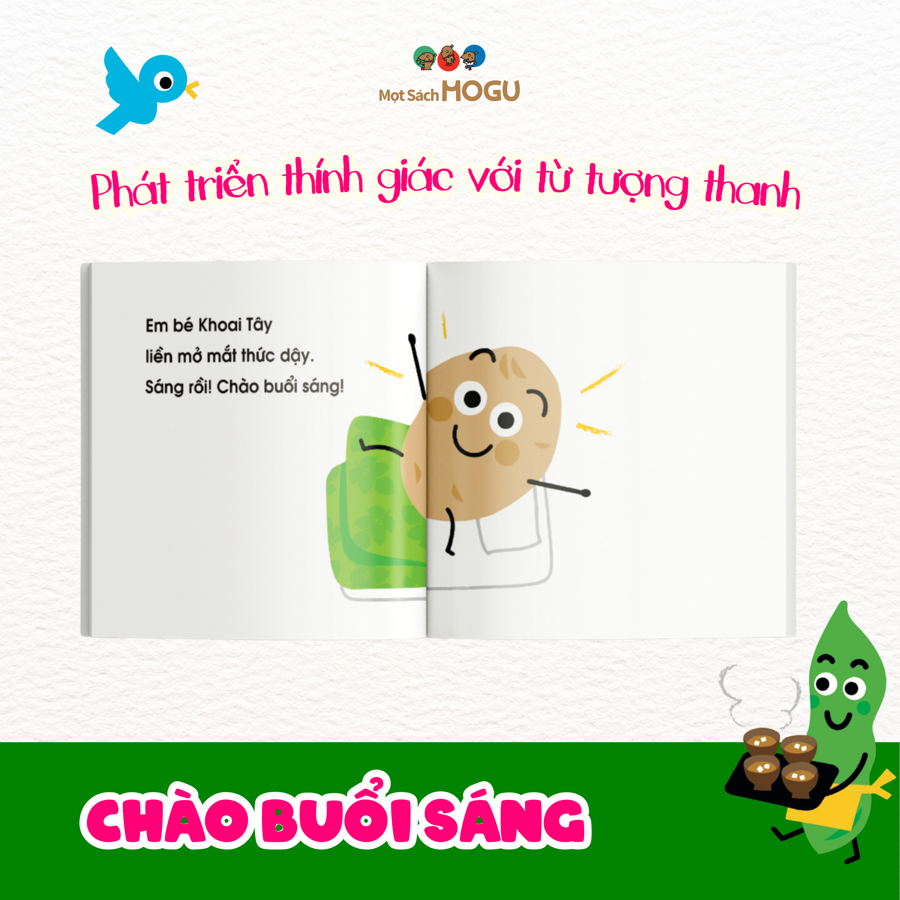 Truyện Ehon bé 1-2-3 tuổi - Chào buổi sáng