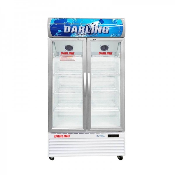 TỦ MÁT 2 CÁNH DARLING 830 LÍT DL-9000A ĐỒNG (R134A) - HÀNG CHÍNH HÃNG