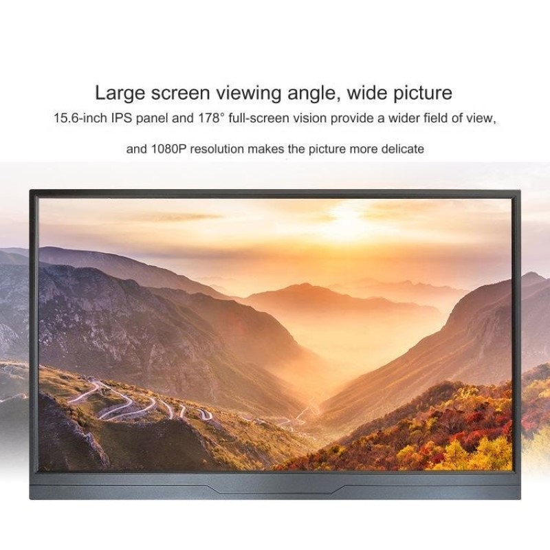 Màn hình di động 15,6 inch Full HD IPS ( 1920 x 1080 ) cho máy tính , laptop , smartphone , máy game