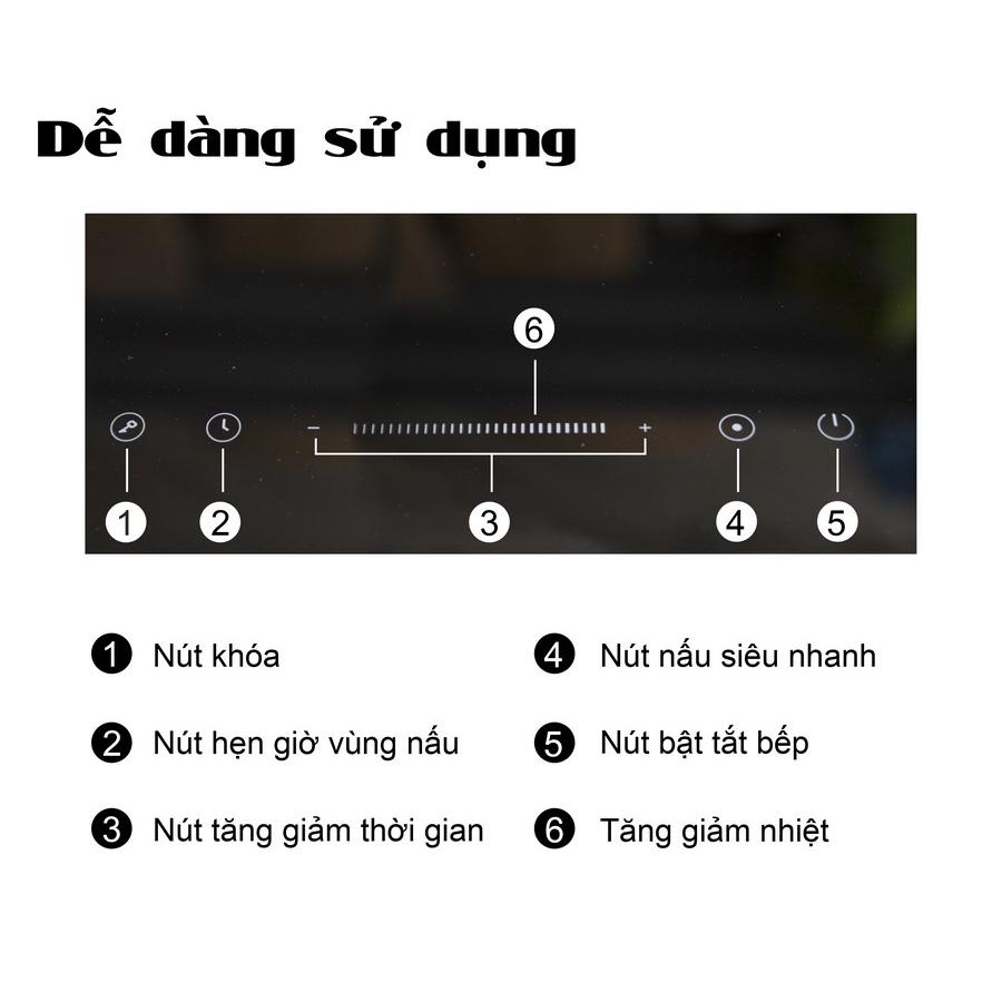 Bếp từ đôi cao cấp Kachi MK75  - Hàng chính hãng