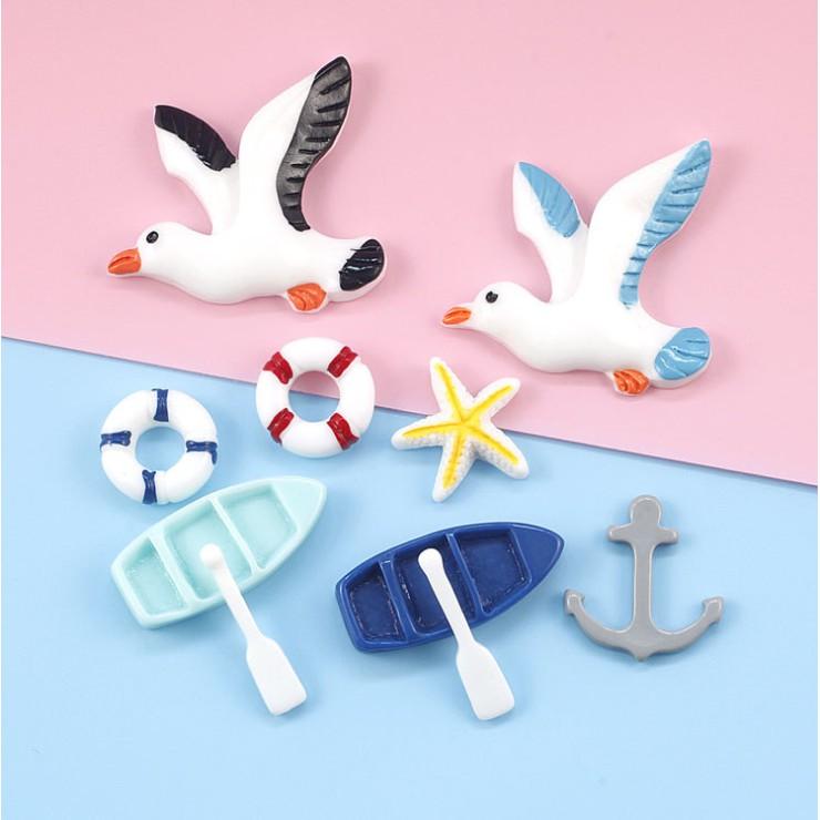 HN * Các mẫu charm chủ đề sinh vật biển đại dương cho các bạn trang trí Jibbitz, kẹp tóc, vỏ điện thoại, DIY