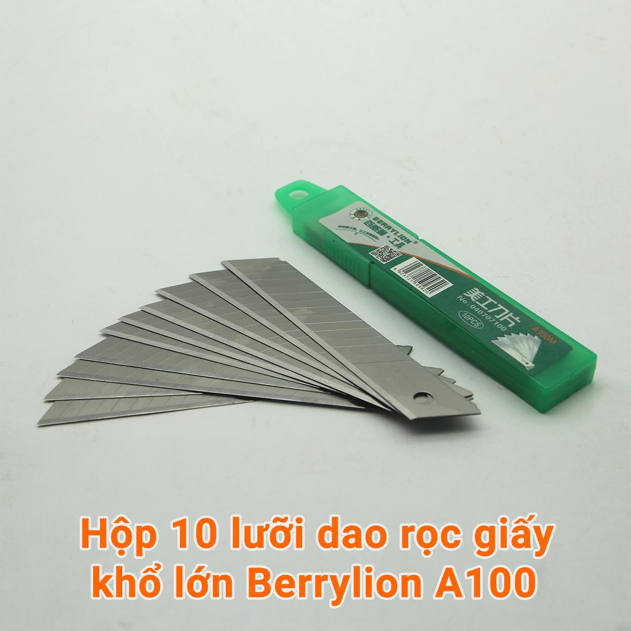 Hộp lưỡi dao rọc giấy Berry Lion ( hộp 10 lưỡi )