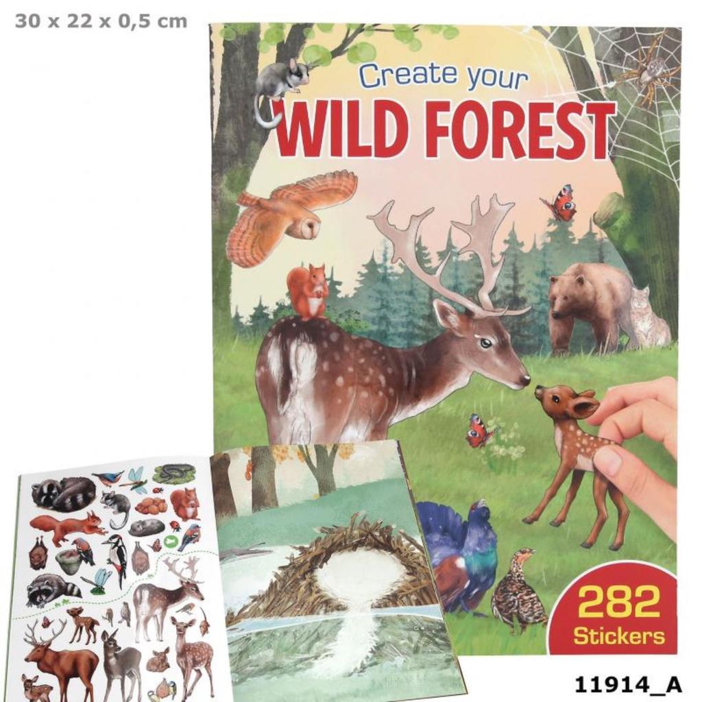 Đồ chơi tranh ảnh sticker Wild Forest TOPMODEL