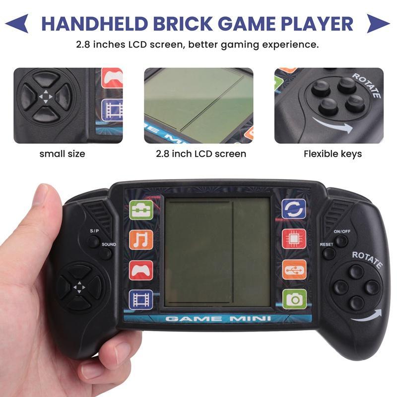 Máy Chơi Game Cầm Tay Mini Màn Hình LCD 3.5Inch Tích Hợp 23 + 26 Trò Chơi