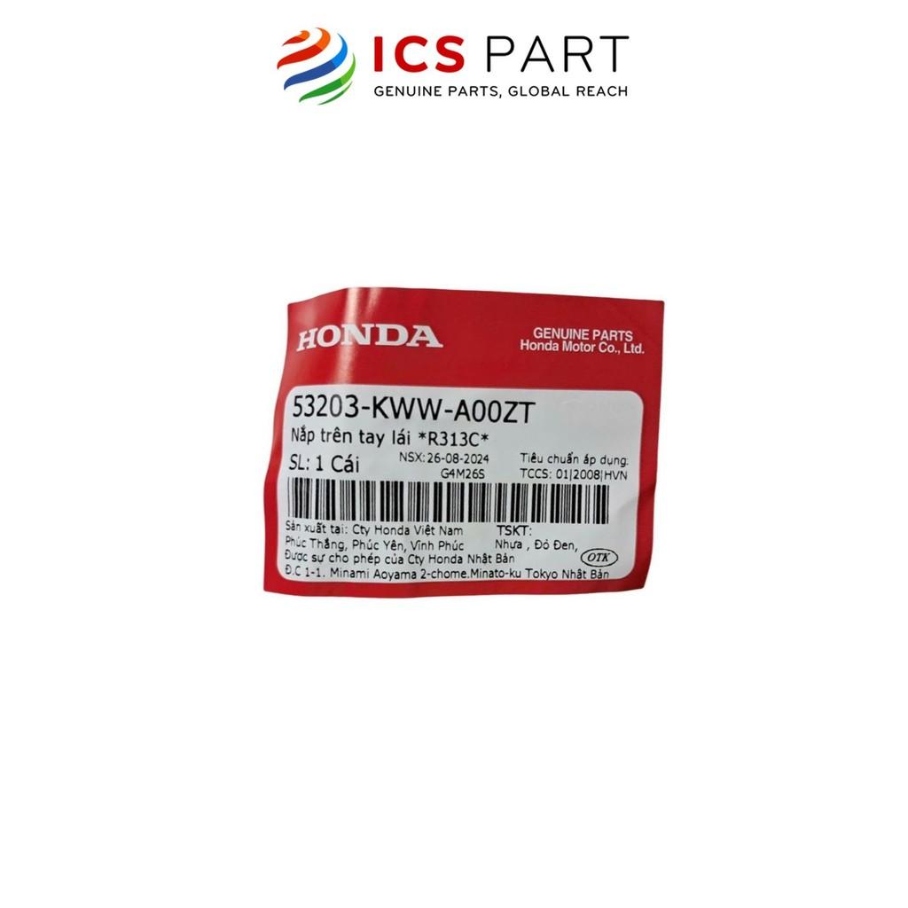 Nắp Trên Bàn Thờ (Trang Trí Nắp Tay Lái) HONDA Wave Rsx 110, Ws 110 2009-2010 Đỏ Đun R313C (53203KWWA00ZT)