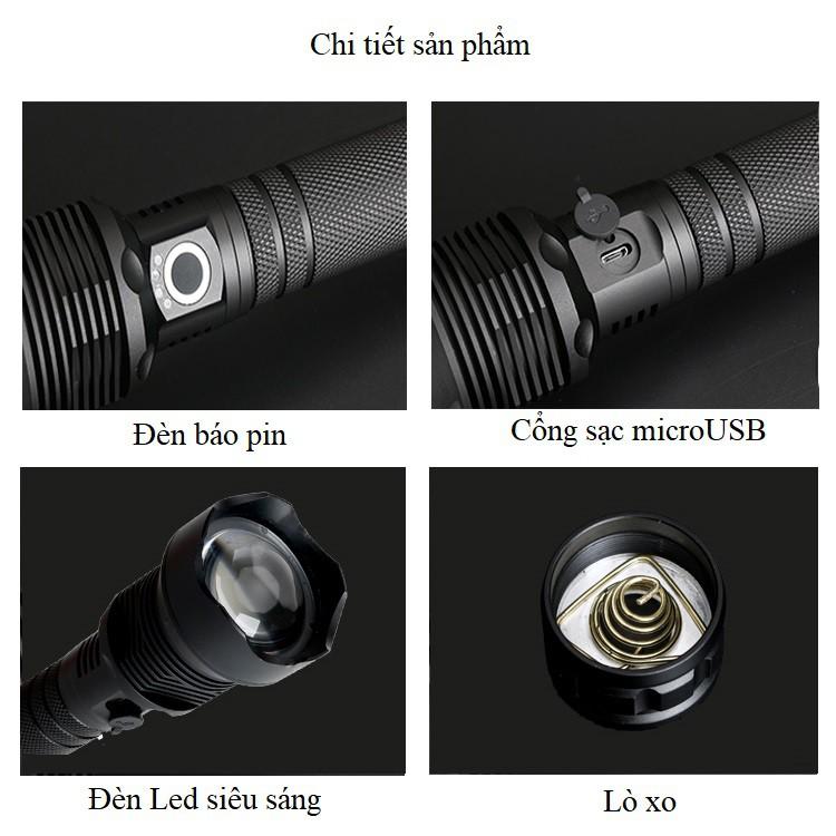 Đèn pin siêu sáng cầm tay LED XHP70