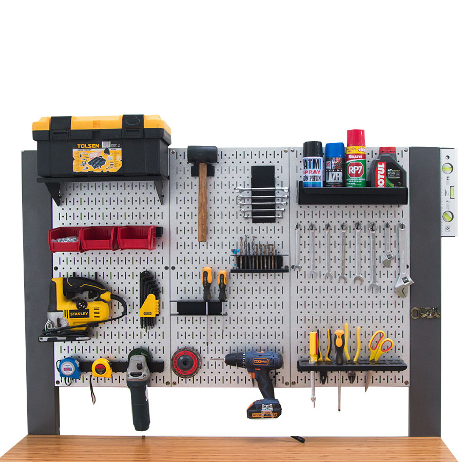 Bàn nguội cơ khí Workbench Khung Pegboard