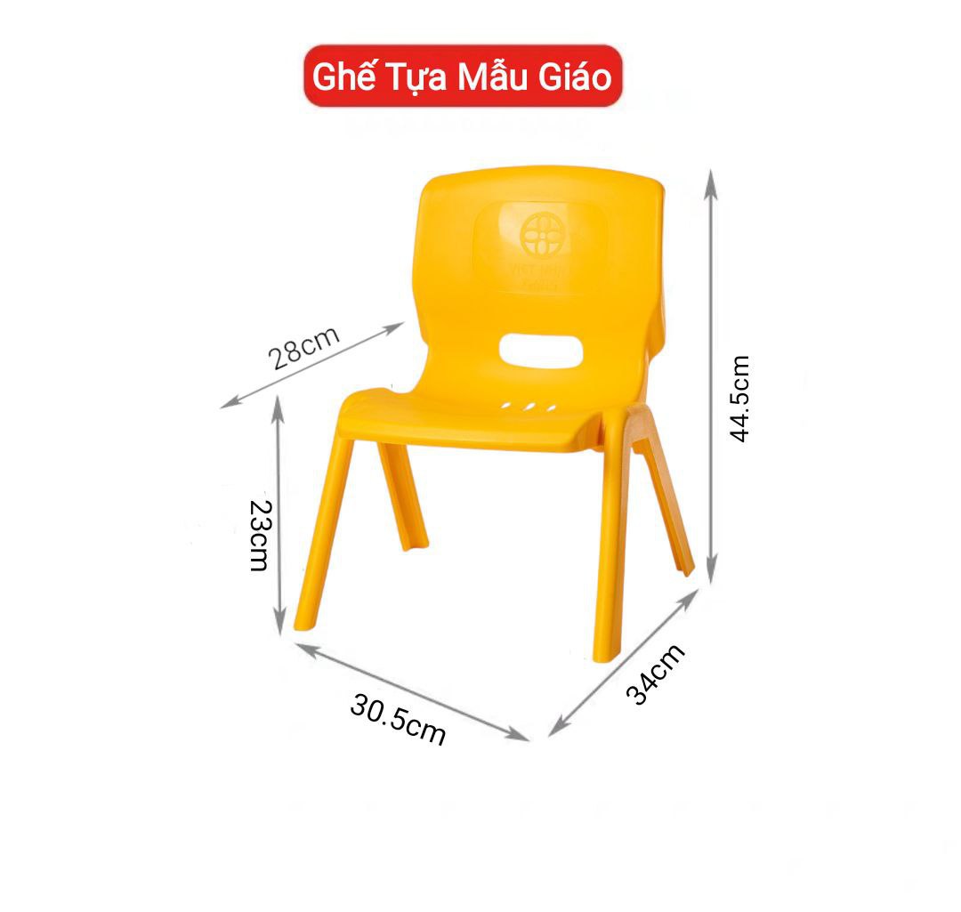 GHẾ TỰA MẪU GIÁO CAO CẤP - CHẮC CHẮN - AN TOÀN - TIỆN LỢI