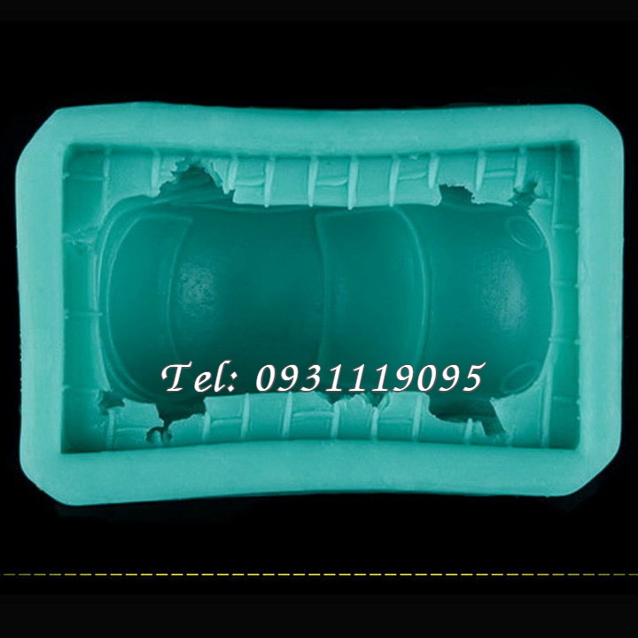 Khuôn silicon làm rau câu xe hơi - Mã số 1379