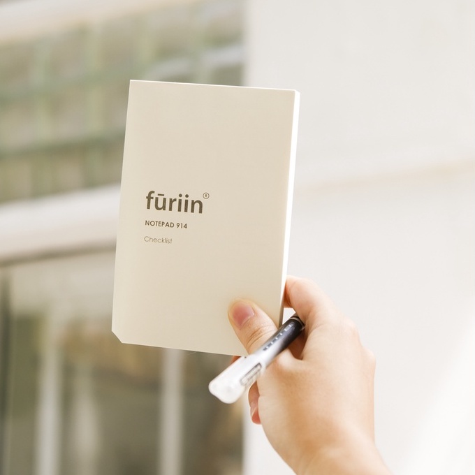 Giấy Ghi Chú Notepad - Ruột giấy tá i chế trơn vân lúa mạch - Giấy 914 - Giấy văn phòng - Giấy furiin - A6 - 50 tờ