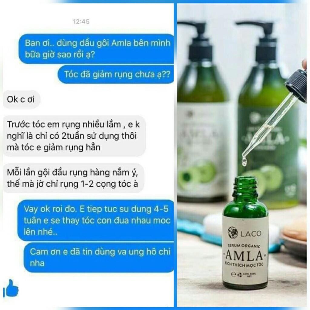 Bộ 3 Gội+ Xả +serum AMLA xua tan rụng, gàu, xơ, rối tóc.