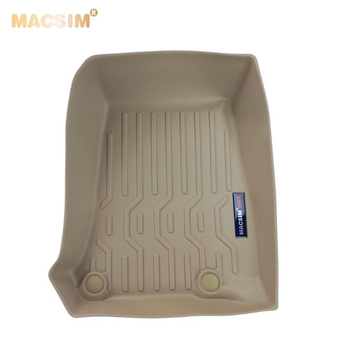 Thảm lót sàn xe ô tô Mercedes GLC 2016 -2020 Nhãn hiệu Macsim chất liệu nhựa TPV cao cấp màu be