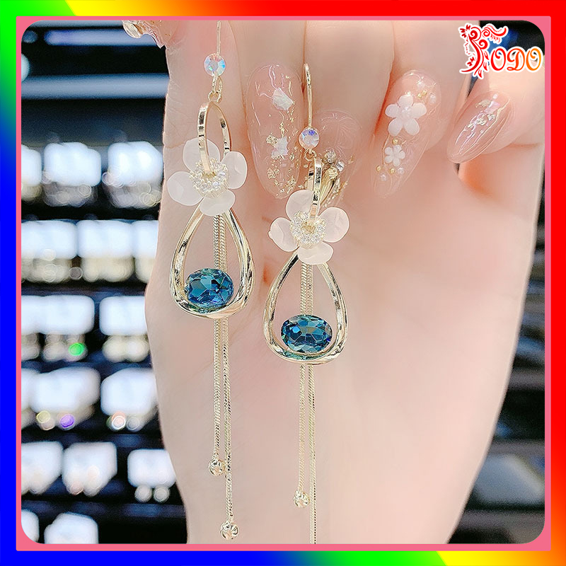Bông tai nữ Hàn Quốc kiểu dáng sành điệu phong cách dễ thương thích hợp đi tiệc BSTKD - [Thời Trang ToDo]