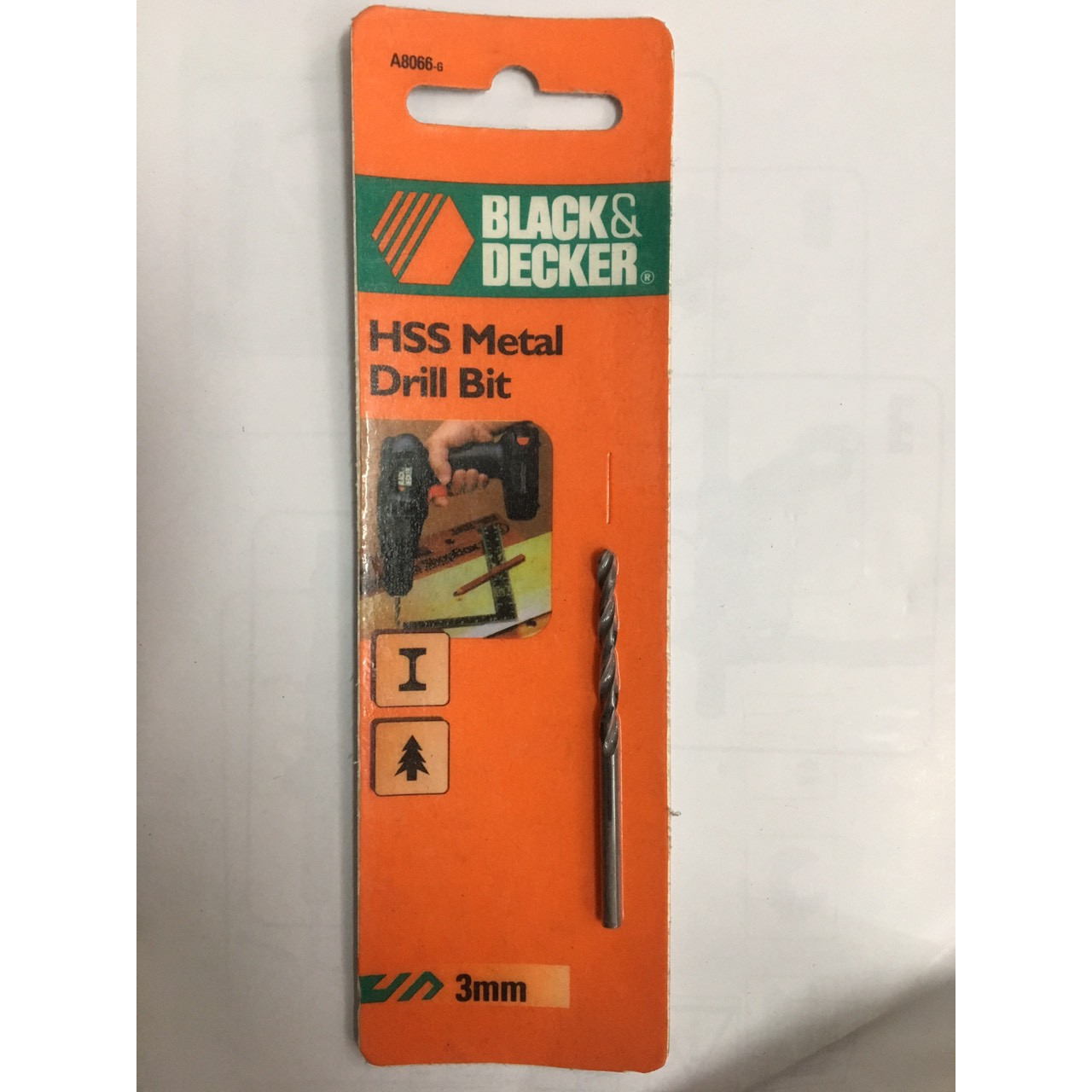 Mũi khoan sắt 3.0MM HSS Black& Decker A8066