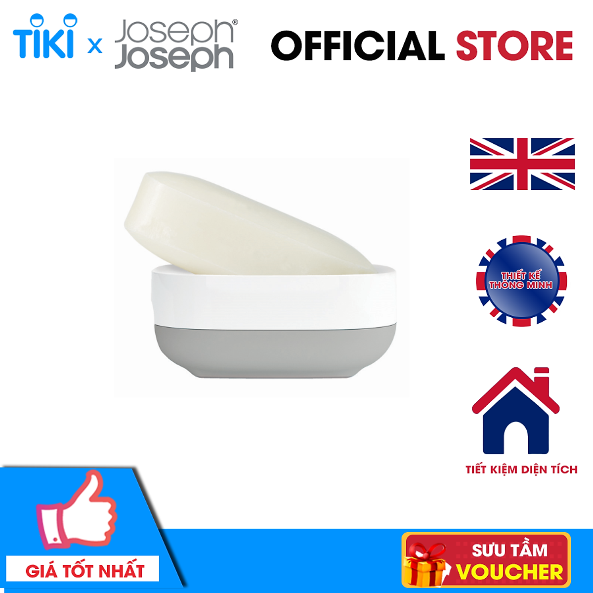 Hộp Đựng Xà Phòng Joseph, Chất Liệu BPA An Toàn Cho Sức Khỏe, Nhập Đức Chính Hãng