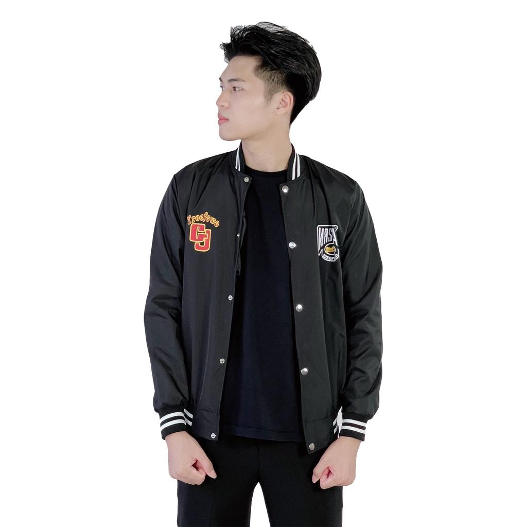 Áo khoác dù bomber nam nữ form rộng