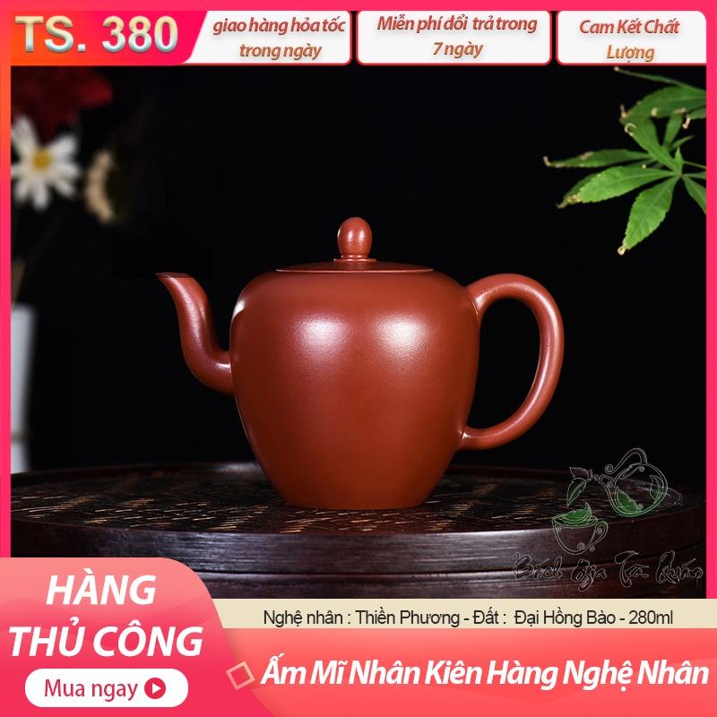 MAX SALE️ Ấm Tử Sa Mỹ Nhân Kiên 280ml – NN Thiền Phương – Đại Hồng Bào – TS380