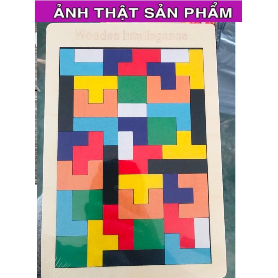 ĐỒ CHƠI XẾP HÌNH GỖ THÔNG MINH
