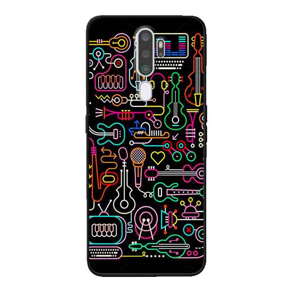 Ốp Lưng in cho Oppo A9 2020 Mẫu Màu Sắc 3 - Hàng Chính Hãng