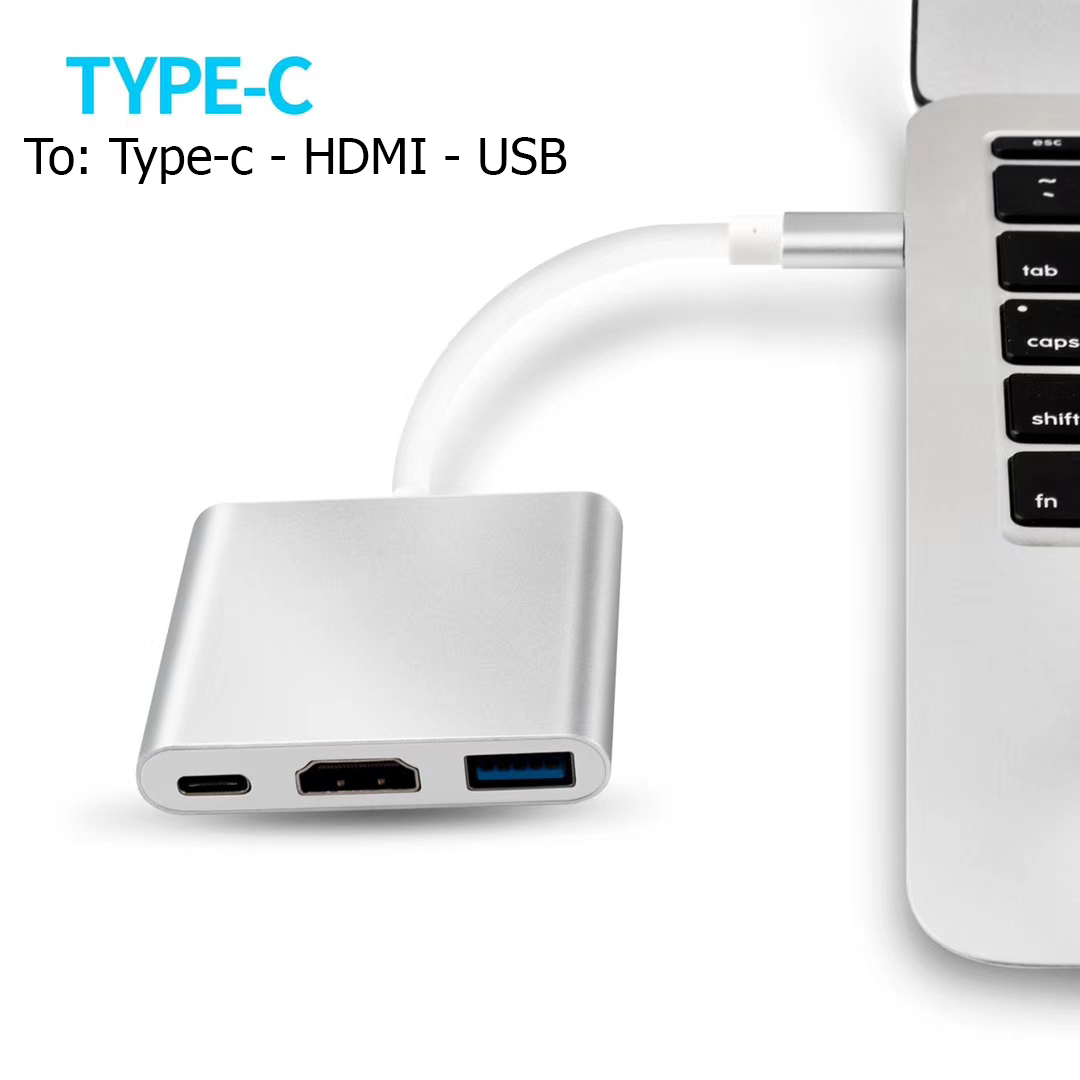 Cáp Chuyển Đổi Từ USB-C Sang USB 3.0/HDMI-Type C