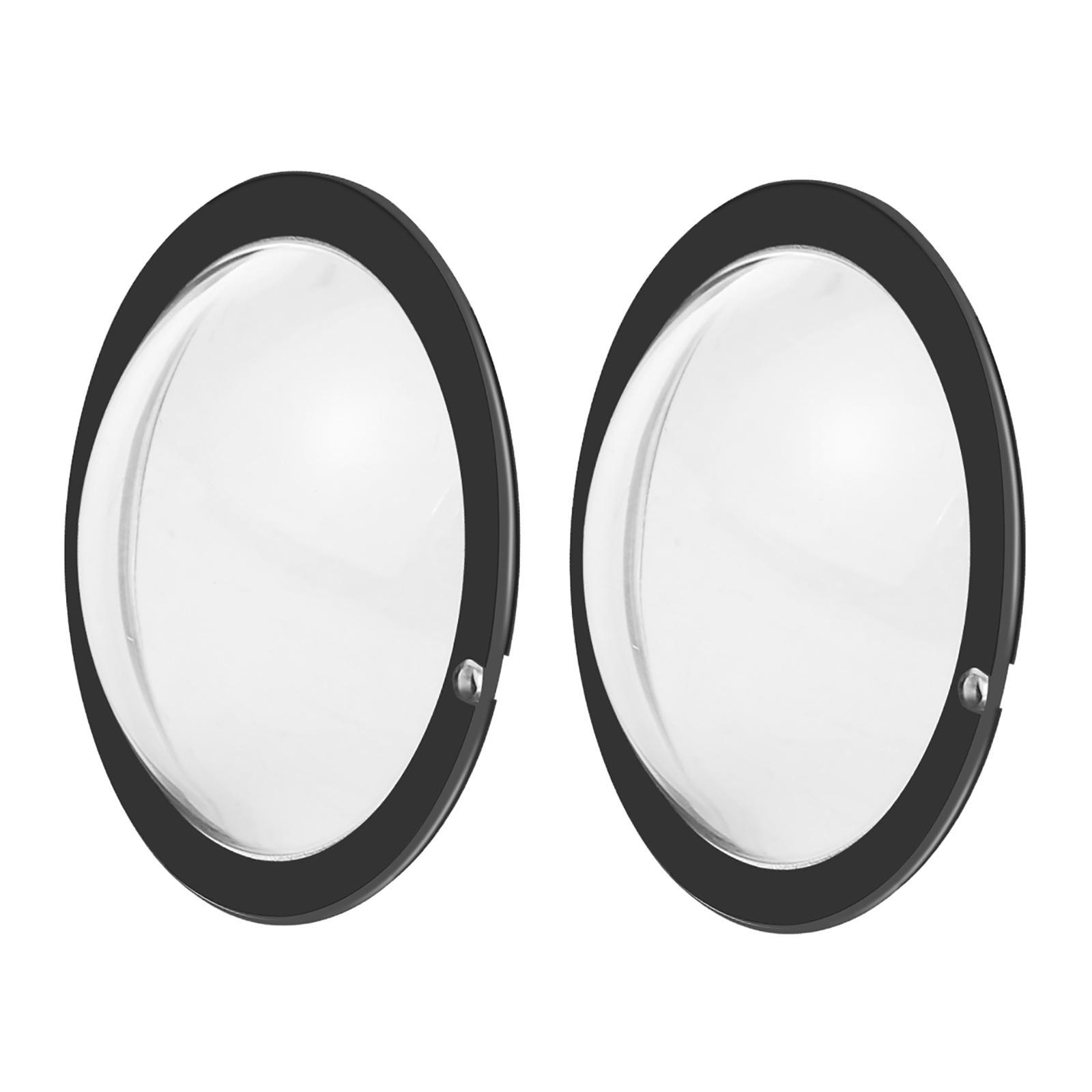 2 Pieces Dual Lens Guards PC Black Rubber Sleeve Screen Protector for Insta 360 One x2 Parts