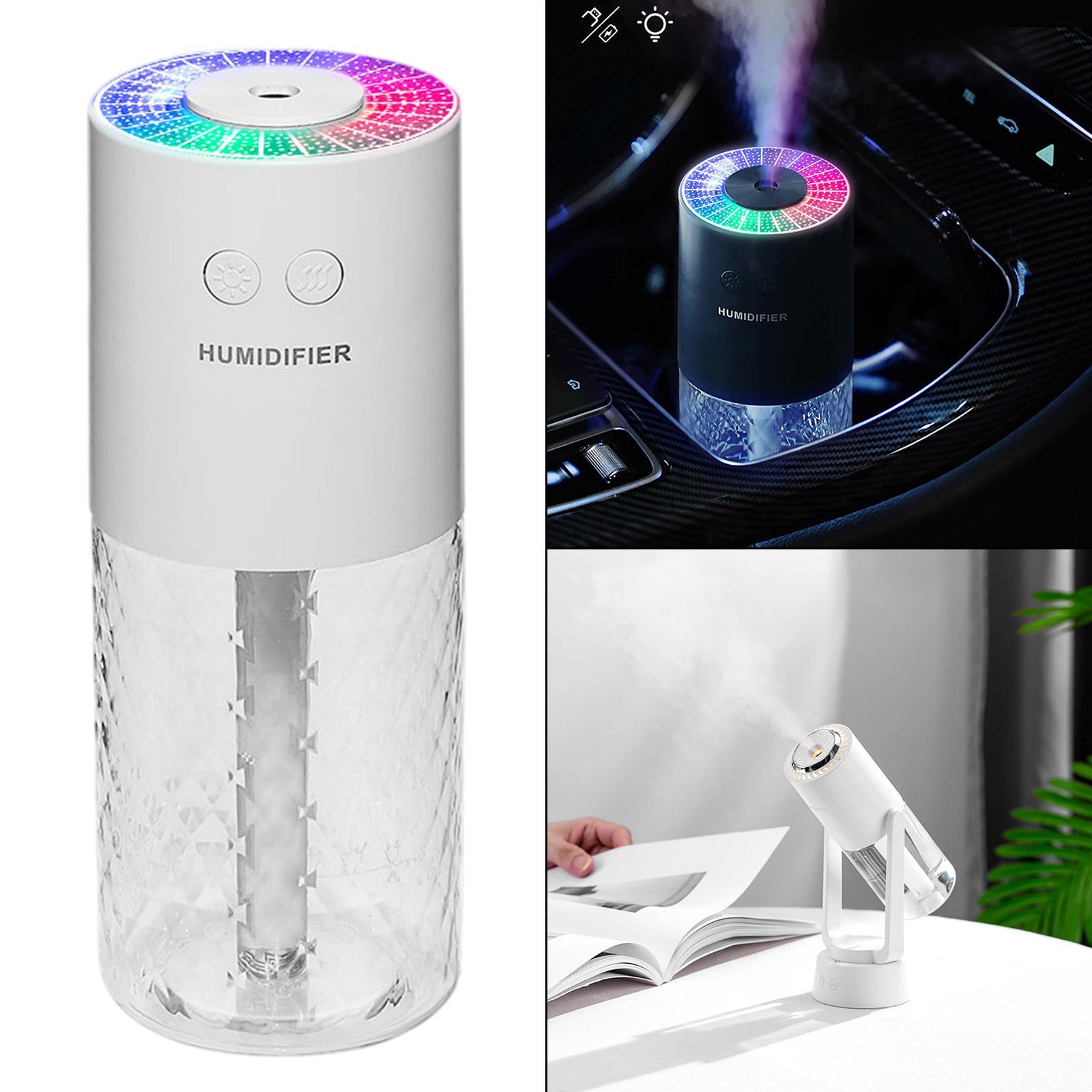 200ml Mini Humidifier Humidifier Portable for Car Office Travel White