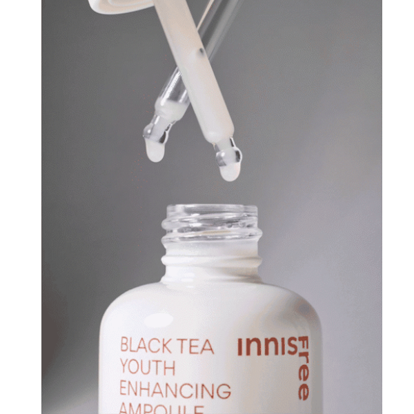 Tinh chất phục hồi da và chống lão hóa trà đen innisfree Black Tea Youth Ampoule 30 mL (New 2023)