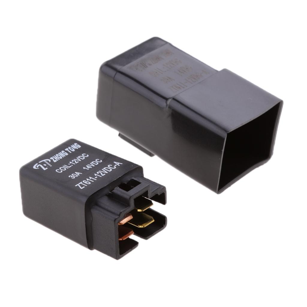 3pcs 12V 30A 4 Pin SPST Relay General Purpose Power Relay High Current