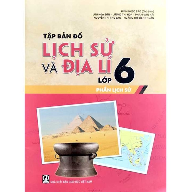 Sách - Combo Tập Bản Đồ Lịch Sử Và Địa Lí Lớp 6
