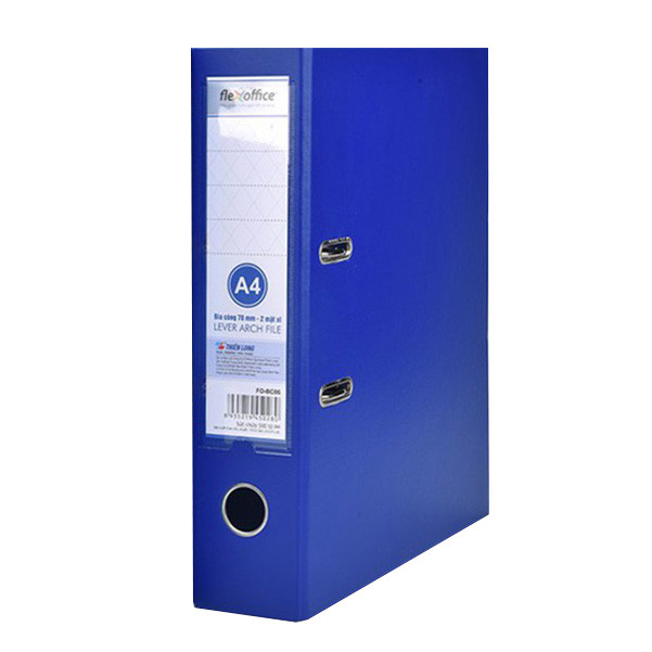 Bìa Còng Flexoffice F4 / Fo-BC14 70mm - Giao Màu Ngẫu Nhiên