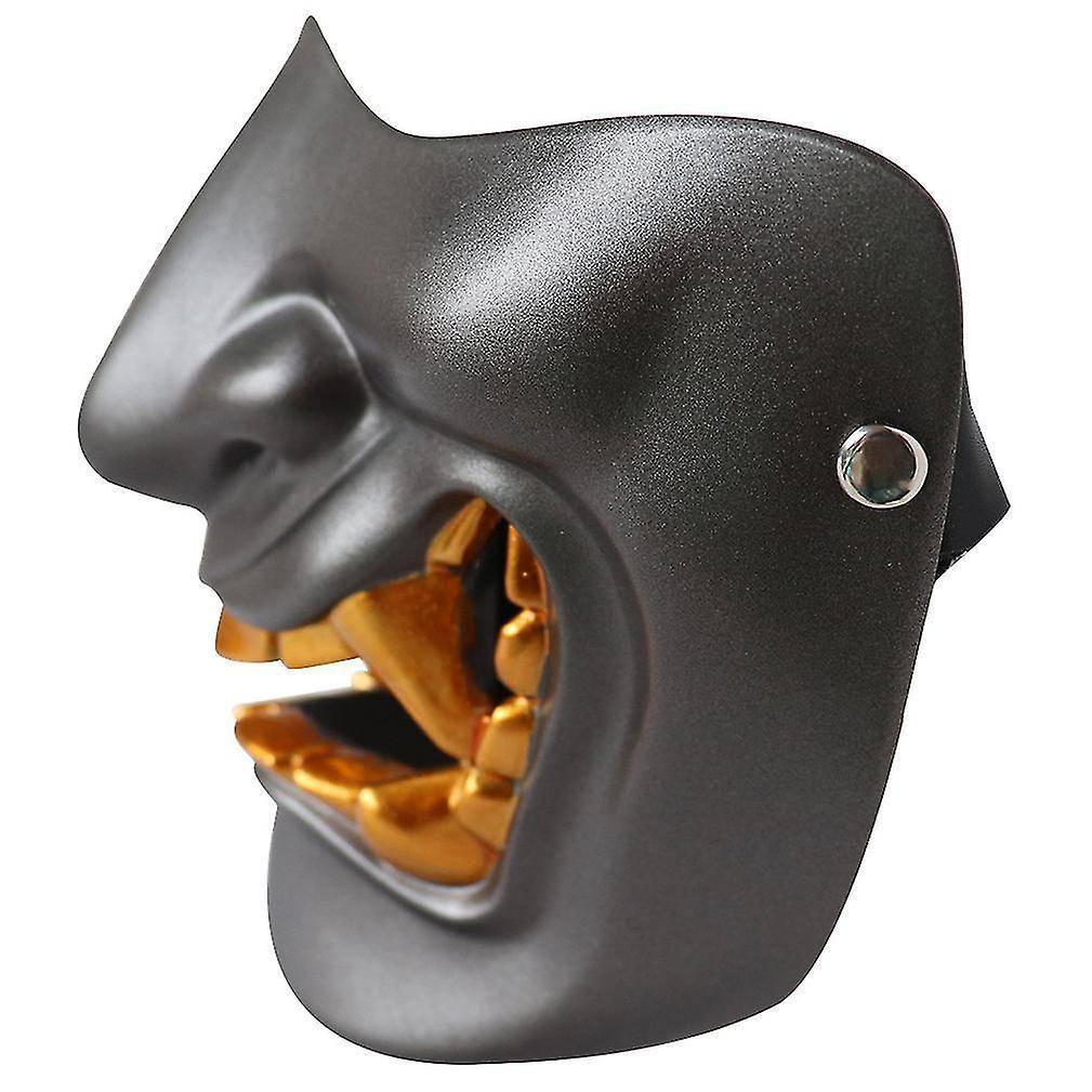 Halloween Bát Nhã Mặt Nạ Nửa Mặt Người Lớn Nhăn Mặt Ma Quỷ Mặt Nạ Chiến Thuật Kinh Dị