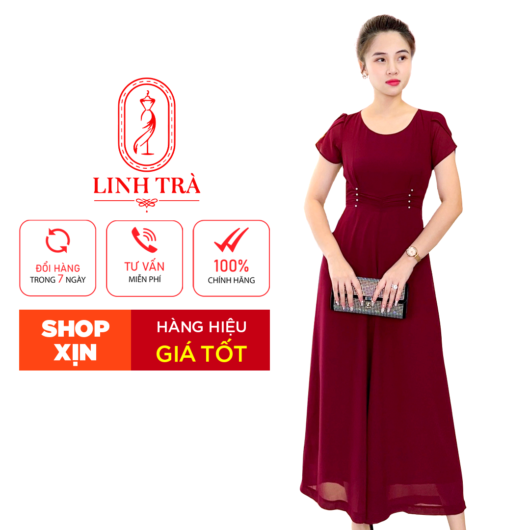 Bộ Trung Niên [ Linh Trà ] (TM 663) Bigsize Thiết Kế Trang Nhã Thanh Lịch Đi Làm Đi Tiệc Cho Bà Cho Mẹ U40 U50