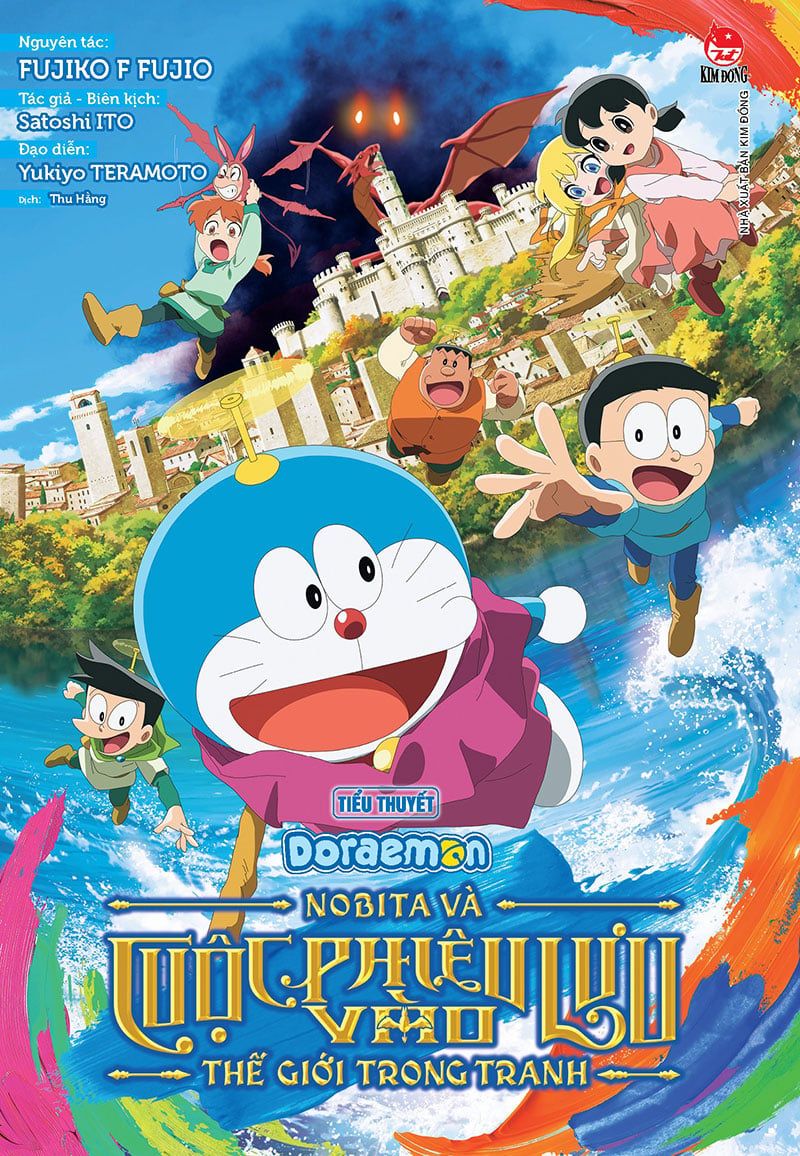 Sách - Tiểu thuyết Doraemon: Nobita và cuộc phiêu lưu vào thế giới trong tranh