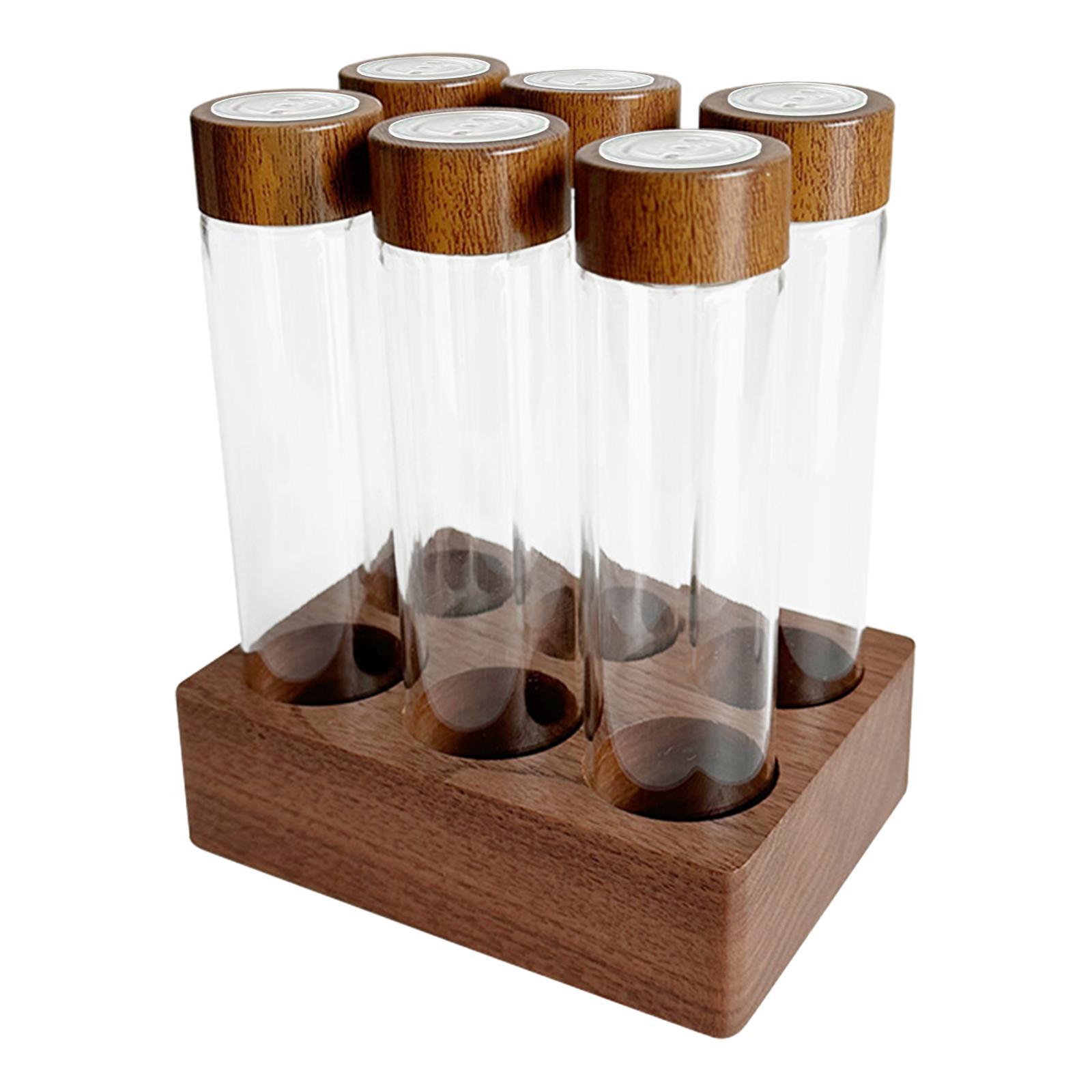 Coffee Bean Jar Single Dosing Coffee Bean Storage Tubes for Retail Coffee Shop