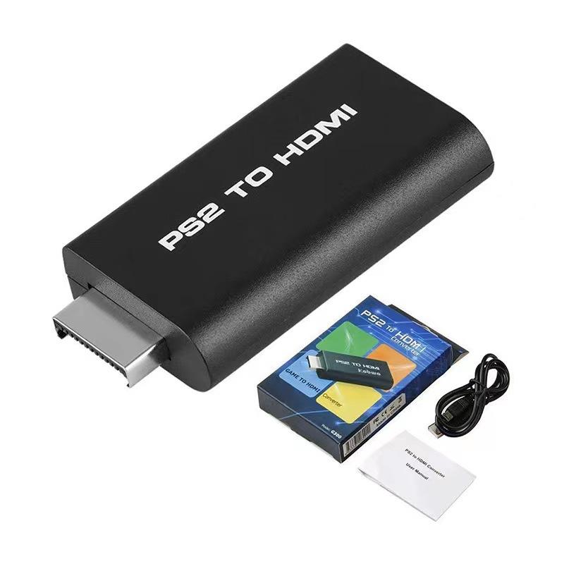 Sự khác biệt màu sắc của bộ chuyển đổi ps2 sang hdmi kiểu mới nhất sang bảng điều khiển trò chơi HDMI HD 1080P với âm thanh và video sang HDMI