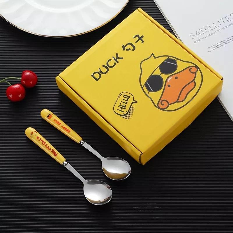 Set 6 thìa Vịt Vàng Siêu Xinh và Tiện Lợi đáng yêu