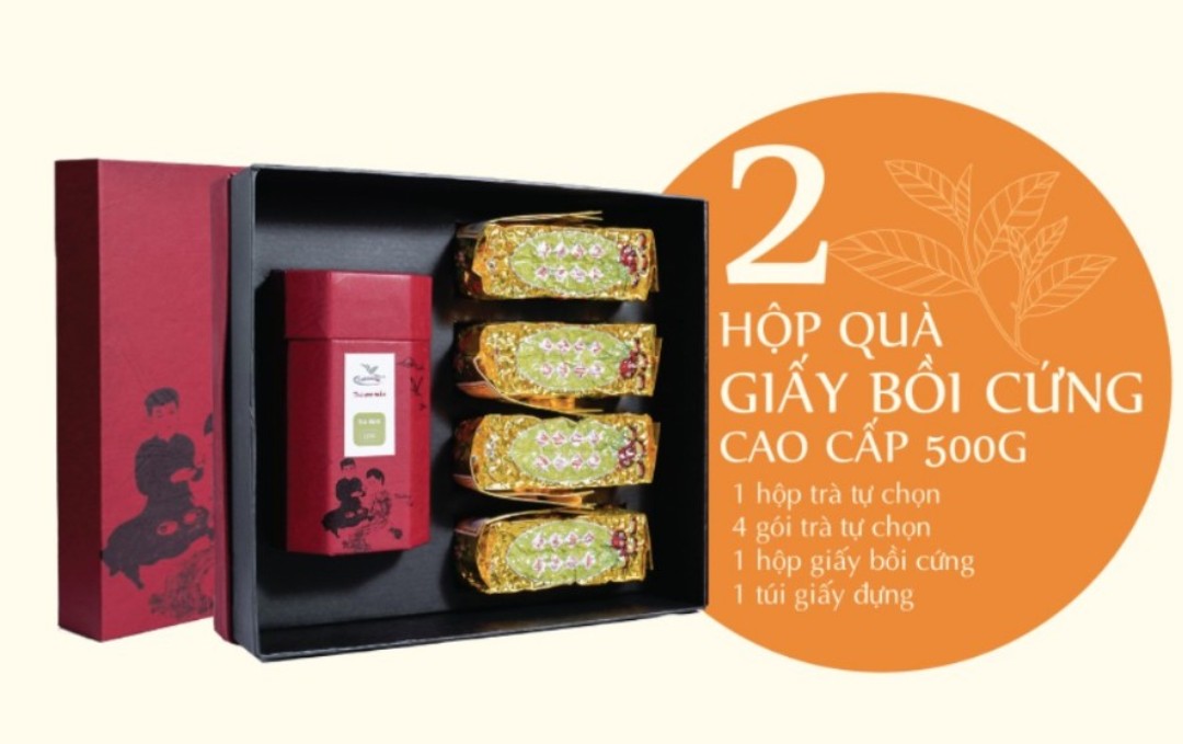 Trà Nõn Tôm- Hộp quà tặng 500 g