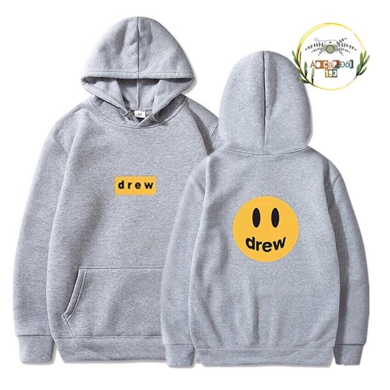 Hoodie nỉ bông cotton ấm áp dày dặn