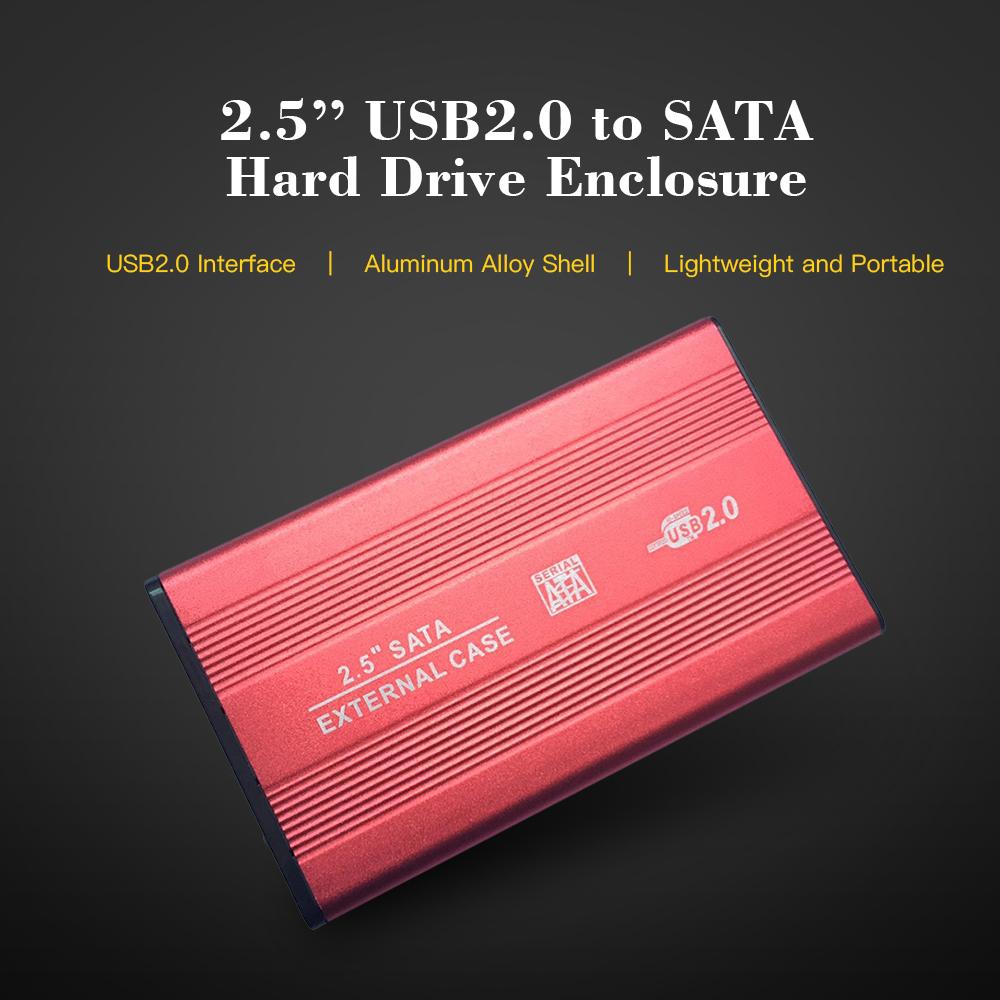 Vỏ bọc ổ cứng SSD 2,5 inch SATA USB2.0 bằng hợp kim nhôm