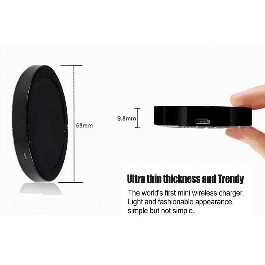 Universal Wireless Charger Charging Pad +USB Male to 5p Male Cable