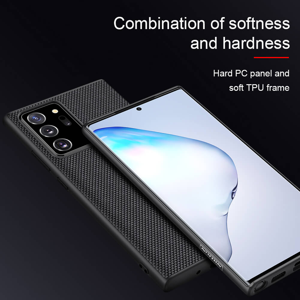 Ốp lưng chống sốc cho Samsung Galaxy Note 20 Ultra hiệu Nillkin Textured nylon fiber case - hàng nhập khẩu