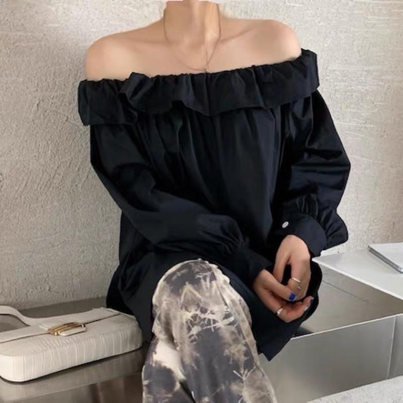 ÁO SƠ MI BẸT VAI XẺ LƯNG HÀN QUỐC