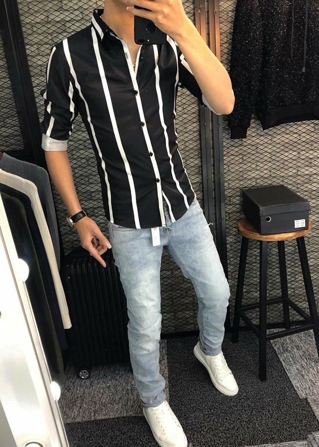 Quần Jean Nam Wash Bạc Dáng Trẻ Trung JEANBAC50 - Jean Bạc