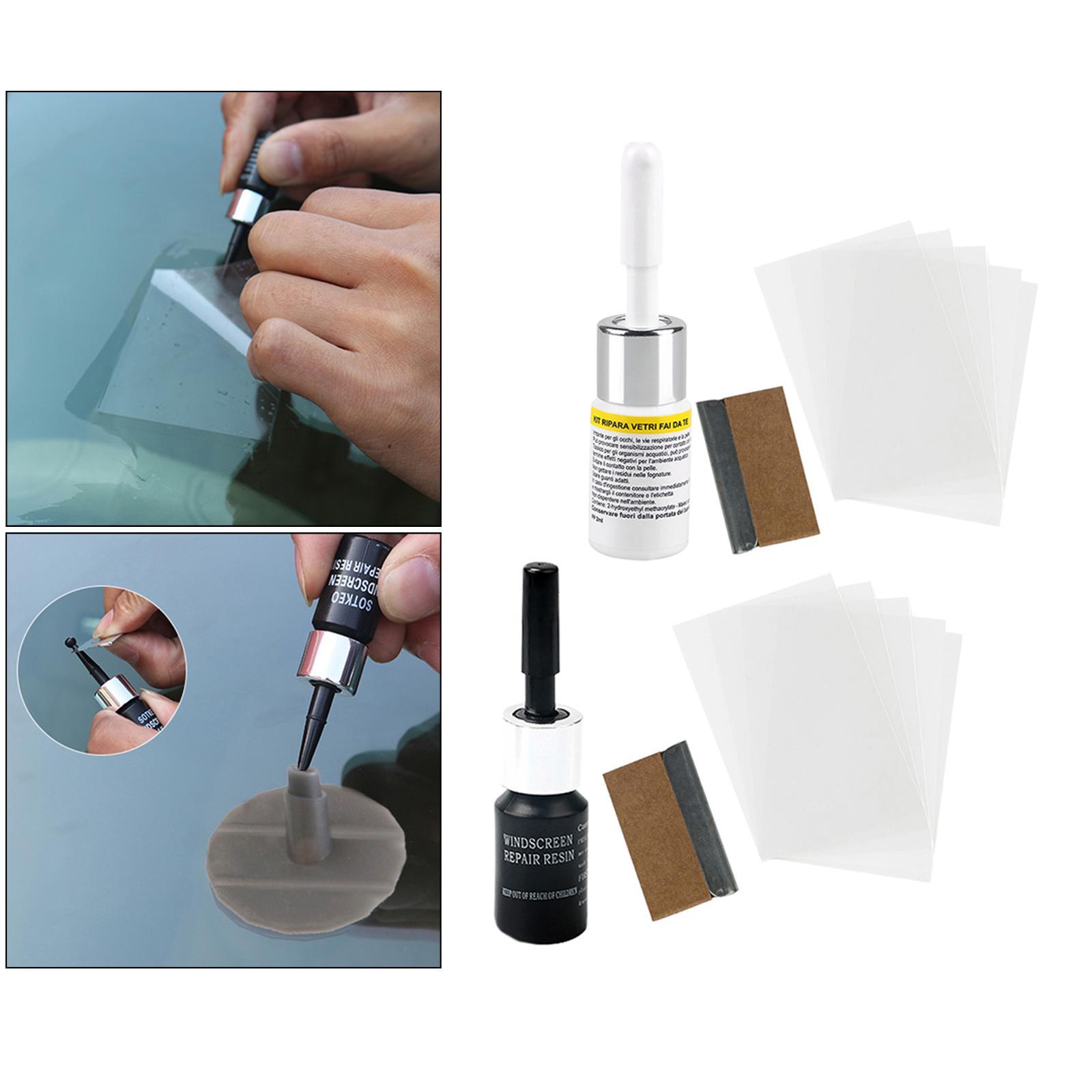 2x Car Windshield  Kit Widow Repairing Fluid Scratches Recovery Tool