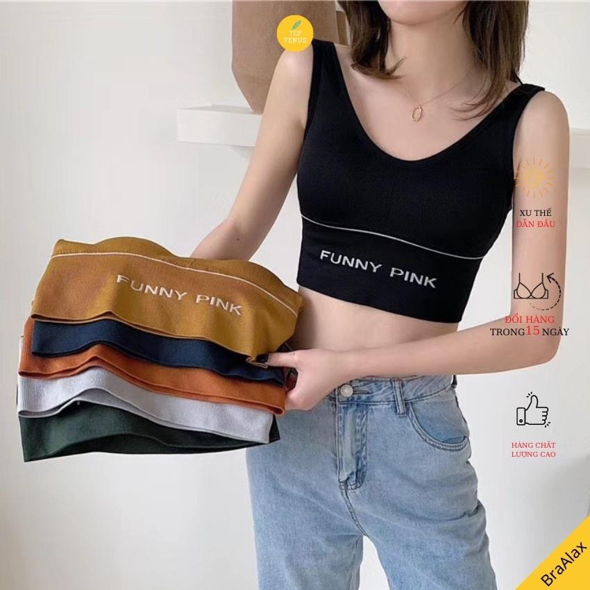 Áo Bra Gym Yoga Bra Thể Thao Dáng Croptop Khoét Hở Lưng Cotton Tăm Tep-BraAlax TEP FASHION BRA-ALEX02