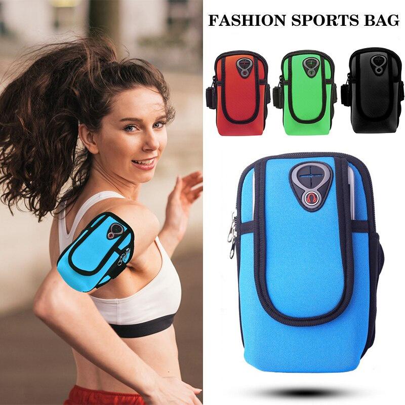 High Quality Adjustable Outdoor Sports running arm bag Running armband Universal Sport phone Bag Multifunctional running arm bag