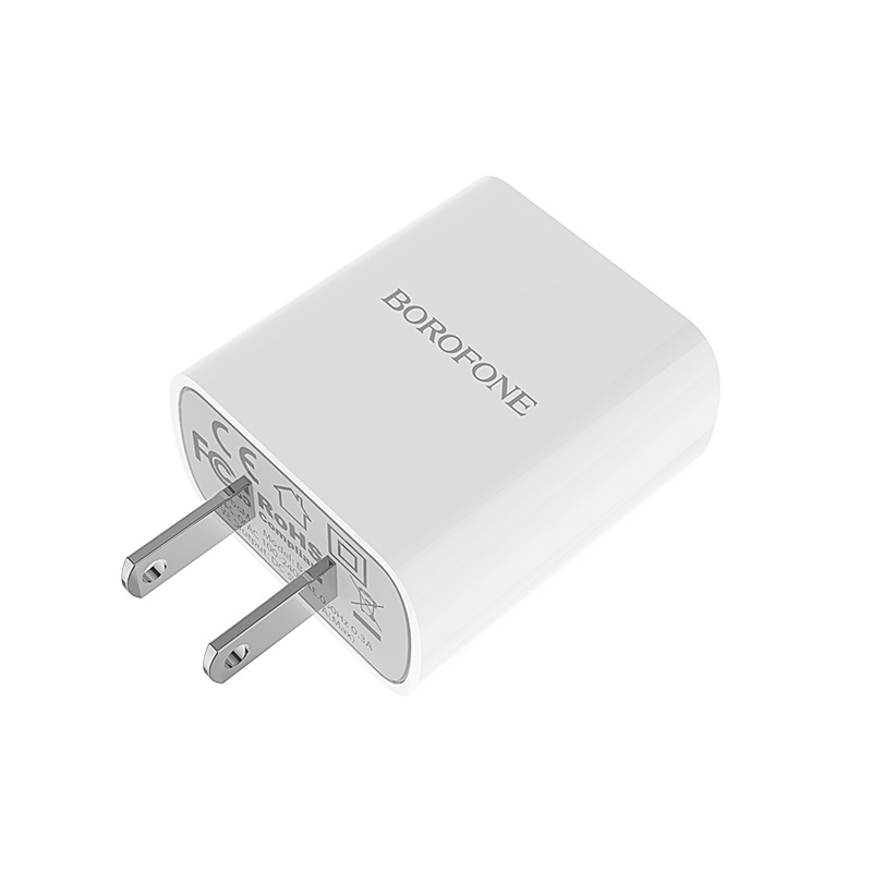 Cóc Sạc BOROFONE BA20 - 1 Cổng USB 2.1A - Hàng Chính Hãng