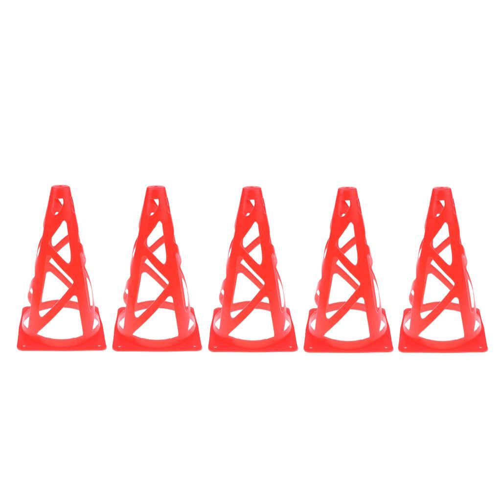 10 Pieces 9" PE Sport Training Traffic Cone